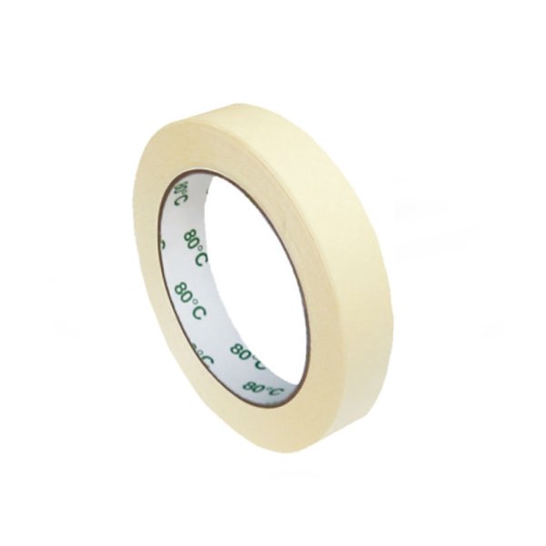 48 Stk. Krepp Klebeband weiß hitzebeständig bis 80°C 50 m x 19 mm